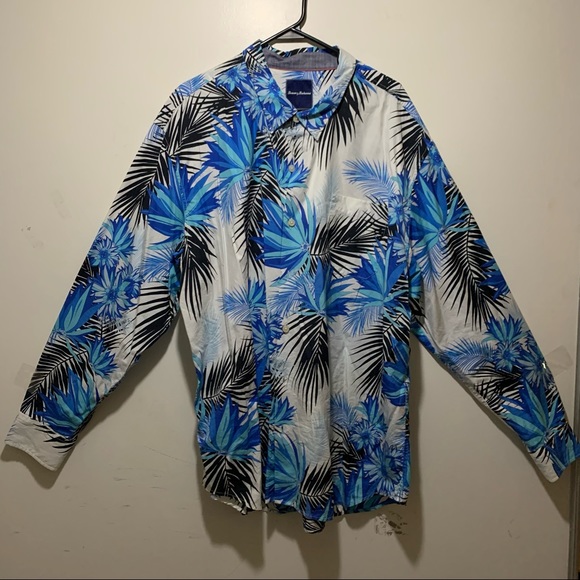 Tommy Bahama Long Sleeve Tropical Shirt - Picture 1 of 7